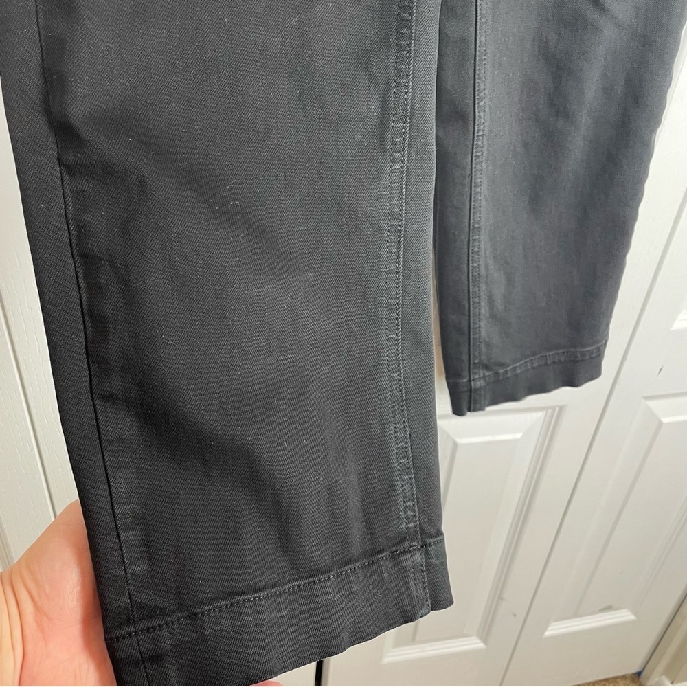Everlane Cropped Straight Leg Pants Womens 2 Regular Black Corporate Preppy Chic - Picture 8 of 16